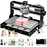 SainSmart Genmitsu CNC 3018-PROルーターキットGRBLコントロール3軸プラスチック アクリルPCB PVC木彫りフライス盤、XYZ作業エリア300x180x45mm，オフ・ライン・コントローラー・モジュール&PSE認証さ
