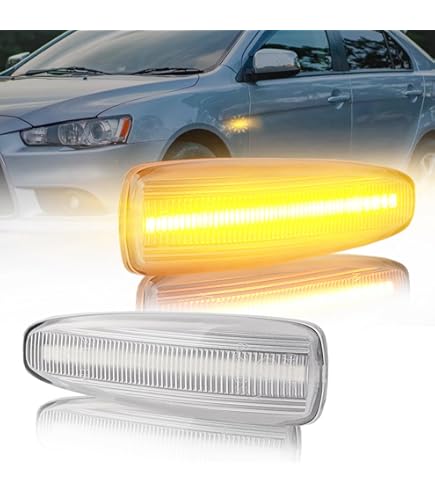 Amazon.co.jp: LED サイドマーカー ウインカー クリア ミツビシ CZ4A