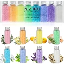Amazon | NIZIIRO にじいろ アロマ バスソルト 入浴剤 8本セット