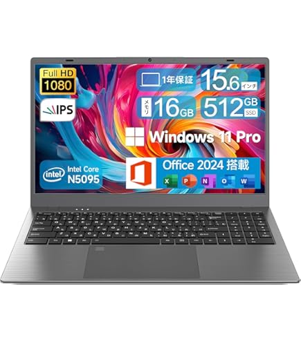 Amazon.co.jp: Fsjun Office 2024&win 11搭載 ノートパソコン 14
