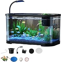Amazon.co.jp: Aquarium Kit Starter | Desktop Fish Tank Kit