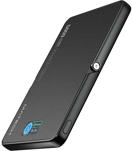 Amazon | MATECH モバイルバッテリー マグセーフ 超薄型 小型 軽量