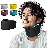 【洗えるカバー付き】Techlove 首コルセット ネックサポーター Lite カナダ博士監修 首サポーター 頚椎 カラー ソフト 軽量 フリーサイズ プレゼント 自宅用 外出用 仕事 ブラック