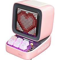 Times gate ピンク ほぼ未使用 Amazon.co.jp: Divoom Times Gate 置き時計 おしゃれ デジタル