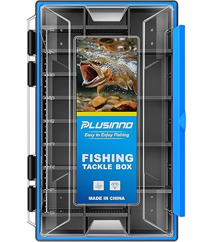 Wholesale Multifunction 5 Grid Transparent Plastic Fishing Tackle Box For 12.5*6*2.3cm Fishing