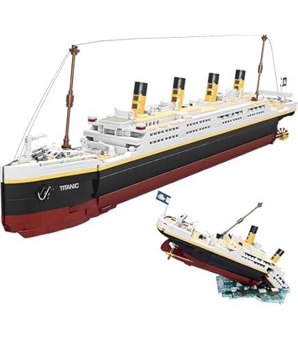 Amazon.co.jp: COBI ブロック タイタニック号 TITANIC 1/450