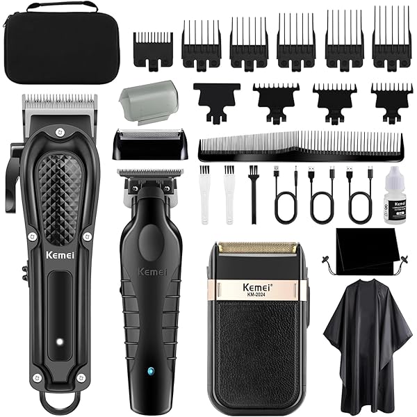 JRL GHOST2 ヘアクリッパー・トリマー・シェーバーセット JRL Ghost 2 Clipper, Trimmer, and Shaver Combo Set