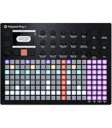 Amazon | Polyend Tracker+ 16トラックステレオサンプラー、ドラム