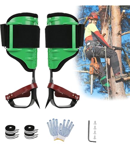 Amazon.co.jp: 木登り器 ツリークライミングツール 亜鉛メッキ鉄製 麻
