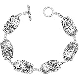 LeCalla 925 Sterling Silver Cute Good Luck Animals Elephant Pendant Necklace Bracelet Earrings Jewelry Gifts for Women Ladies