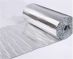 Amazon 遮熱シート 遮熱パネル 遮熱 遮光 断熱 フィルム 暑さ 対策 屋外 貼る 日よけ クールアップ シェード アルミ 遮熱材 屋根 天井 放射熱 輻射熱 壁断熱とかにも に防暑対策 アルミ遮熱シート ガレージの断熱 Size 1xm Zzbwzw 窓用フィルム 通販