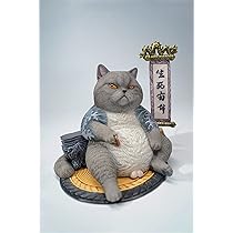 Amazon | BACALYSO 【予約発売】| JXK 猫 フィギュア 家猫 極道