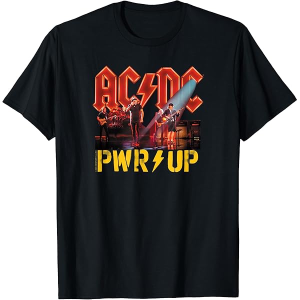 Amazon | 公式 AC/DC マルチロゴ ロックバンド ミュージック Tシャツ