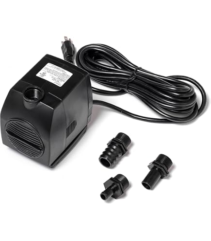 Amazon.co.jp: Jebao 水中噴水ポンプ WP-3500 1320gph | 池、噴水、滝