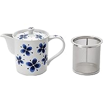 Amazon｜イツミ陶器 急須 ポット カゴ網 花柄 緑茶 シンプル お茶屋