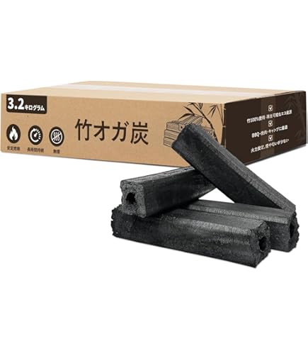 Amazon.co.jp: 豊栄燃料 土佐備長炭 バラ2kg 燃料用白炭 純国産品 高