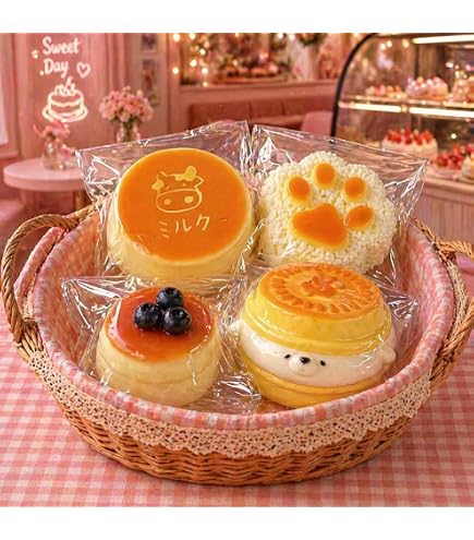 Amazon | スクイーズ ケーキ おもちゃ 食べ物シリーズ ケーキ・パン