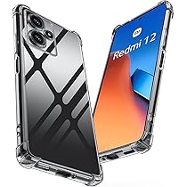 Amazon.co.jp: Xiaomi Redmi 12 5G 用ケース クリア 全面保護カバー 耐