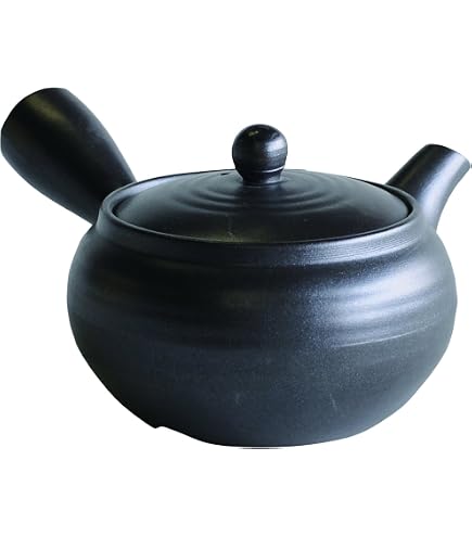 Amazon | 常滑焼 桜山作 黄土色 急須 木箱付き 煎茶器 茶道具278 