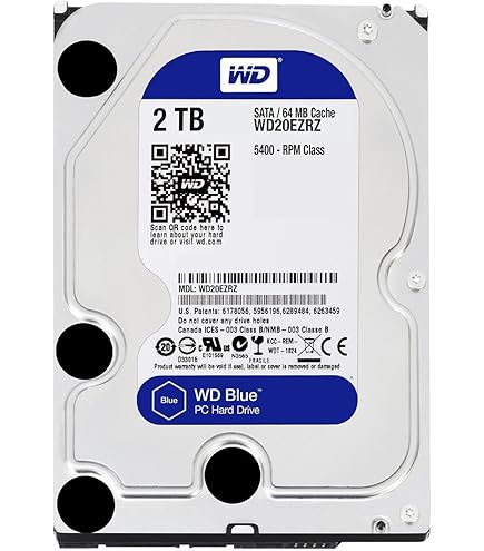 HDD 3TB 2TB 3個セット注意判定　WD 日立　ハードディスク Amazon | WD HDD 内蔵ハードディスク 3.5インチ 2TB WD Blue WD20EZRZ