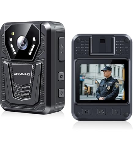 Amazon.co.jp: CAMMHD ボディカメラ 32G 1296P ワンキー録画 録音 写真