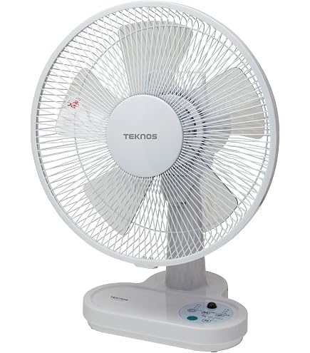 Amazon | TEKNOS 卓上扇風機 DCモーター 30cm羽根 KI-1061WDC ホワイト