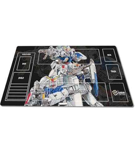 プレイマット(ラバーマット)　ウィングガンダム　サイズ　60×35cm　輸入品 Amazon | プレイマット 全面縫製仕様ラバープレイマット 1 人用