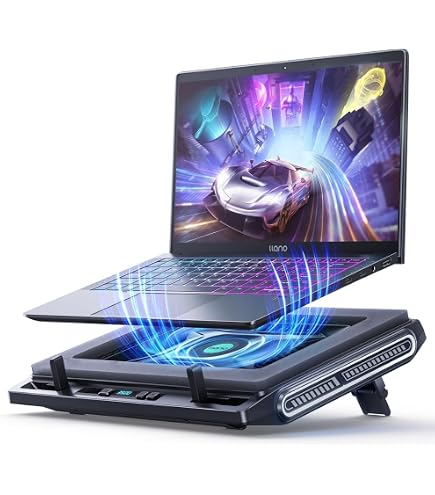 Amazon.co.jp: llano V12 ノートパソコン冷却パッド、ゲーミングノート