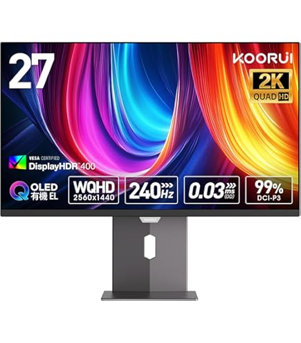 ディスプレイ・モニター本体 Pixio PX277 OLED MAX WQHD 240Hz Pixio PX277 OLED MAX | 27 inch 1440p 240Hz HDR OLED WQHD