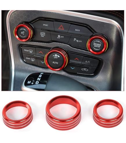 ダッジチャージャーR/T純正オーディオパネルエアコン調整