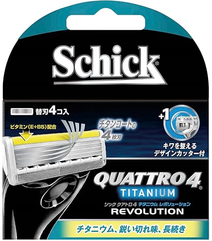 Amazon.co.jp: Schick(シック) クアトロ4 4枚刃 替刃(4コ入) 髭剃り