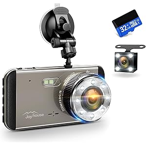 【2019年最新版&フルHD1296P】 ドライブレコーダー 前後カメラ 32GB SDカード付き デュアルドライブレコ…