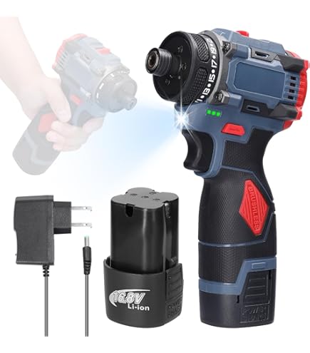 21Vリチウムドリル 2in1 電動ドライバー多機能電動工具 バッテリー2個 Amazon | 2in1電動工具, 21V 2in1 リチウムドリル電動ドライバー多機能