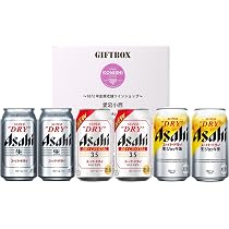 Amazon.co.jp: アサヒスーパードライセット 350ml4缶340ml2缶【ギフト
