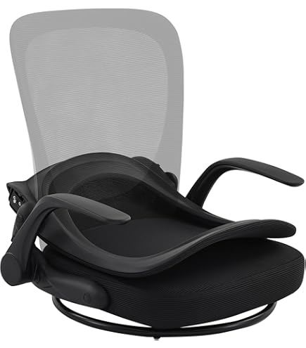 Amazon｜NATURFEN 回転座椅子 腰が痛くならない 組立不要 10CM