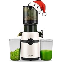 Amazon.co.jp: Fretta ジューサー 10.8cm広い投入口 1L大容量 スロー