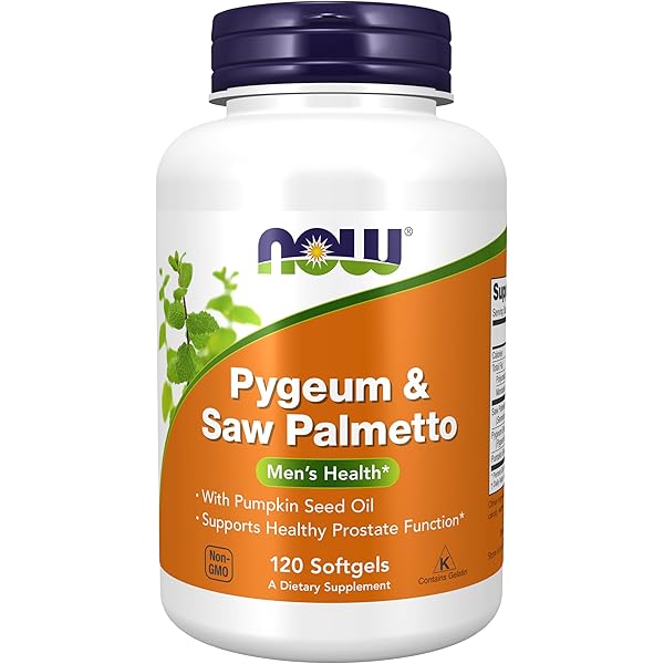 Amazon | Now Foods Pygeum and Saw Palm Extract, Soft-gels, 60 