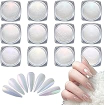 Amazon | オーロラパウダー 12個入り ミラーパウダー ネイル