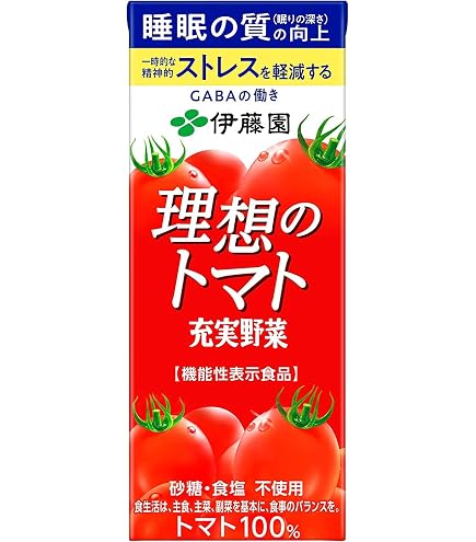 Amazon.co.jp: 伊藤園 理想のトマト 200ml紙パック×24本入 : 食品