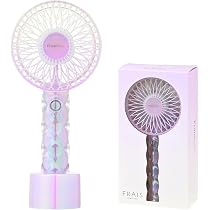 Amazon.co.jp: Francfranc Handy Fan, Gel Quilt, Purple, Portable