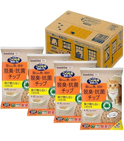 Amazon | 花王 ニャンとも清潔トイレ 脱臭・抗菌マット 6枚入 ×6個
