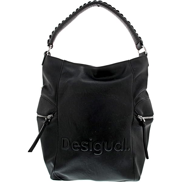 Amazon | [デシグアル] MICKEY STUDSTYLE BLACK MAYA PUハンドバッグ