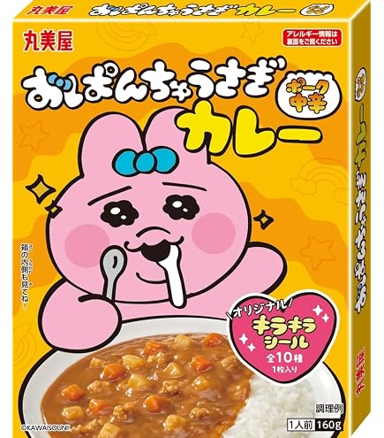 Amazon | 丸美屋食品工業 おぱんちゅうさぎカレー ポーク中辛 160g×10