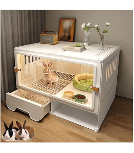 Amazon | もちつき うさぎ用ケージ 壱番館 北欧デザインペットハウス