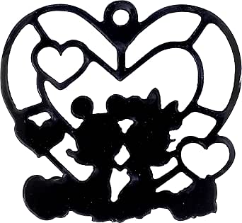 エルベール デザインプレートパーツ ディズニー シルエットモチーフ ハート Licd 34 アクセサリーパーツ 通販 Amazon