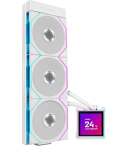 LIANLI 簡易水冷キット HydroShift II LCD-C 360 Lian Li HydroShift LCD 360S Black 2.88インチ IPS