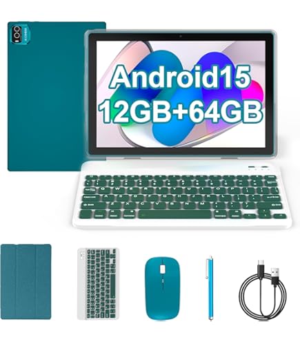 Amazon.co.jp: Android 14タブレット、10インチ 8GB RAM+64GB ROM+1TB