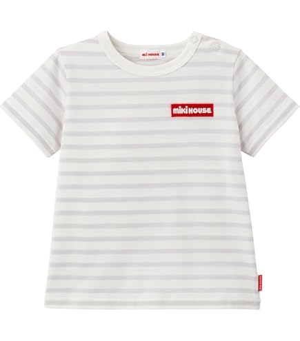 Amazon | 【 ミキハウス 】 Tシャツ （ 大人用 ） ボックスロゴ 半袖
