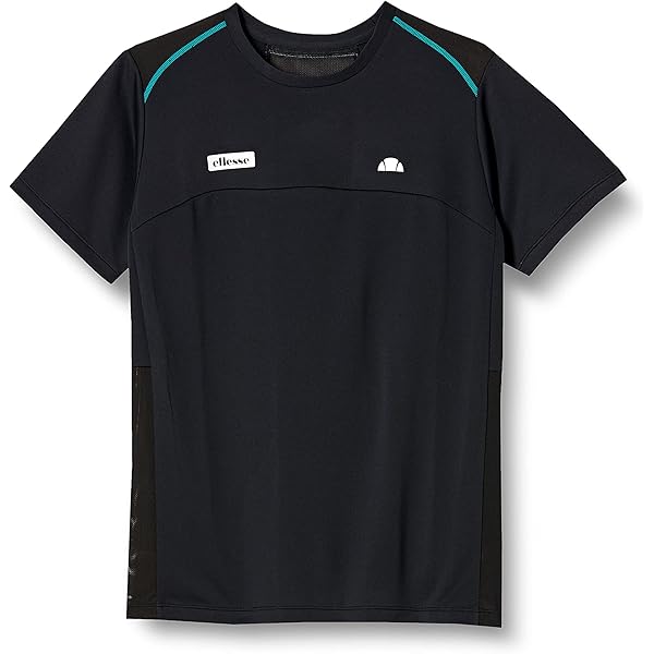 ellesse - ellesse エレッセ テニスウェア半袖Tシャツ ゲームシャツ黒 メンズM新品 ellesse エレッセ テニスウェア半袖Tシャツ ゲームシャツ黒