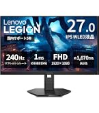 Amazon | Lenovo ゲーミングモニター Legion 24-15 23.8インチ/フルHD